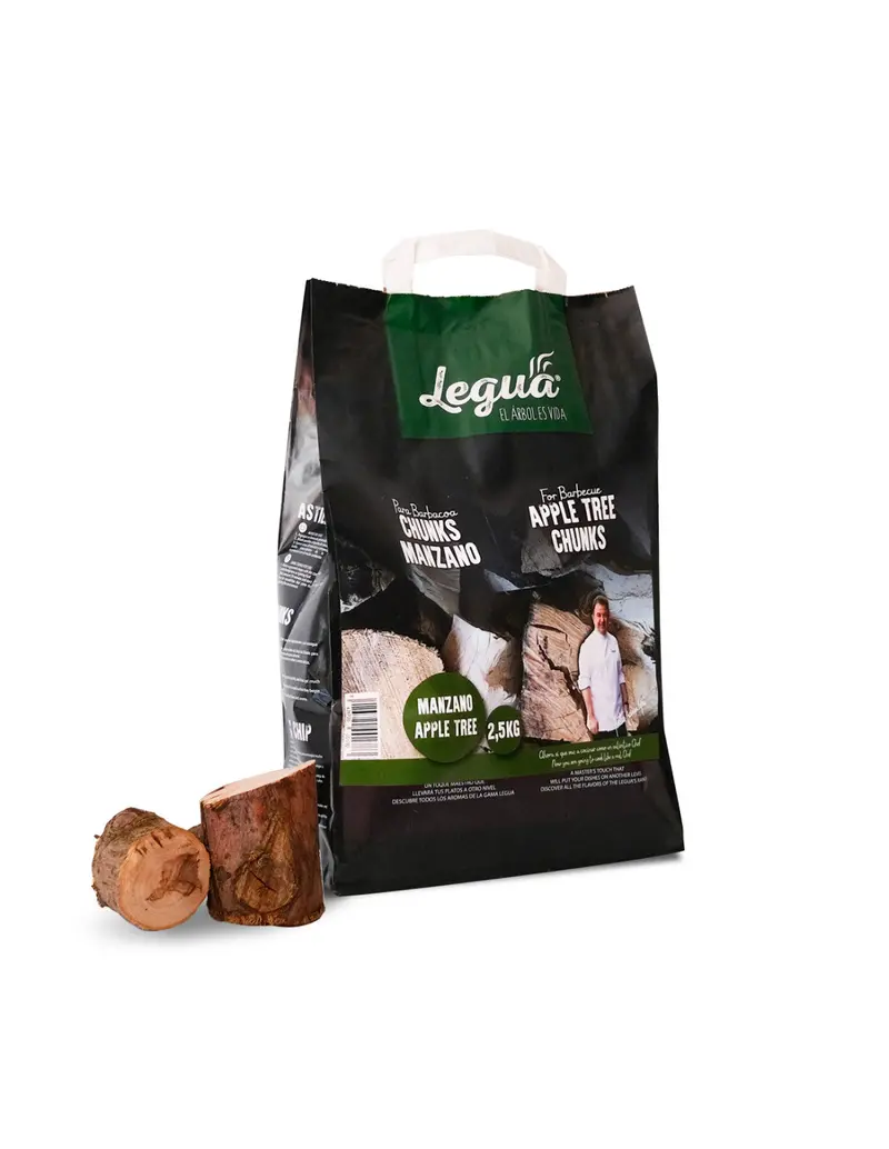 Legua Apple Wood Chunks – 2.5 Kg Flavorful Bbq Smoking Chips 1