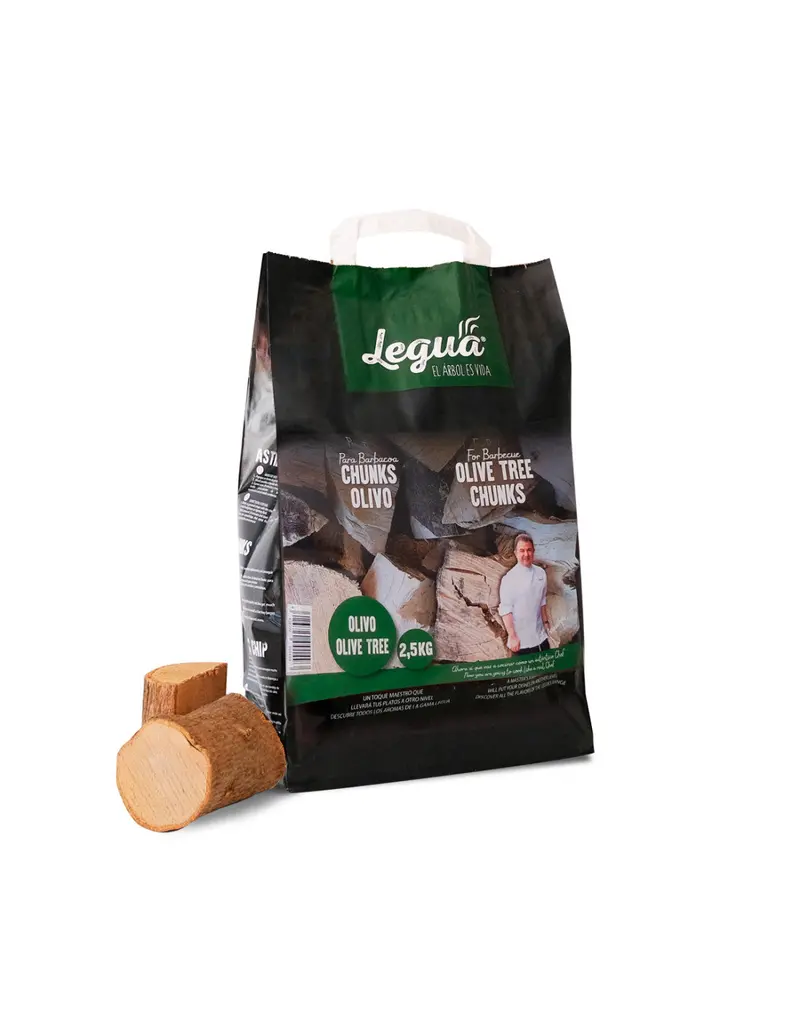 Legua Olive Wood Chunks – 2.5 Kg Natural Smoking Fuel 1