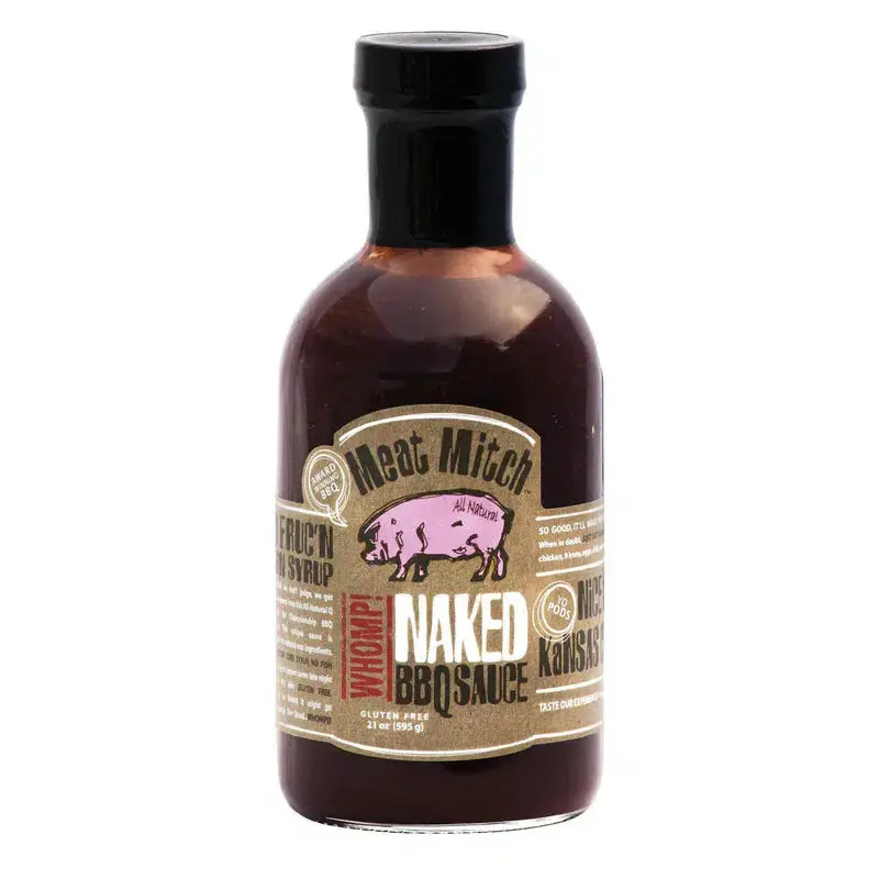 Meat Mitch Naked Bbq Sauce – Unfiltered, Vinegar-Forward Eastern Nc Style (21 Oz) 1