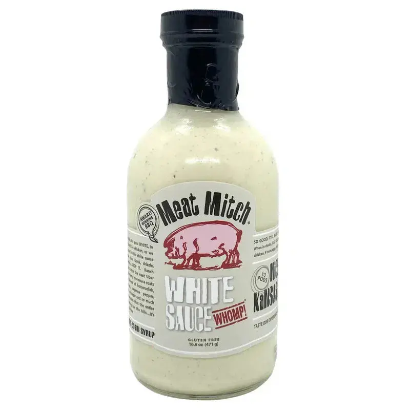 Meat Mitch Whomp White Sauce – Tangy Alabama-Style Cream-Based Bbq Sauce (16 Oz) 1