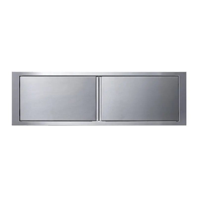 Memphis Elite 42" Stainless Steel Lower Cabinet Door – Double Access 1