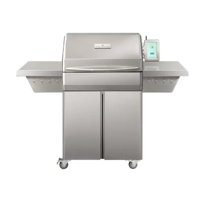 Memphis Pro Cart Itc3 57" Wi-Fi Pellet Grill – Stainless Steel 1