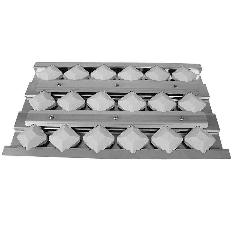 Mhp Alfbt4 Alfresco Ceramic Briquette Tray In Stainless Steel 1