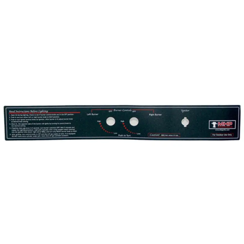 Mhp Ggcplble Replacement Label For Wnk And Tjk Grill Control Panels 1