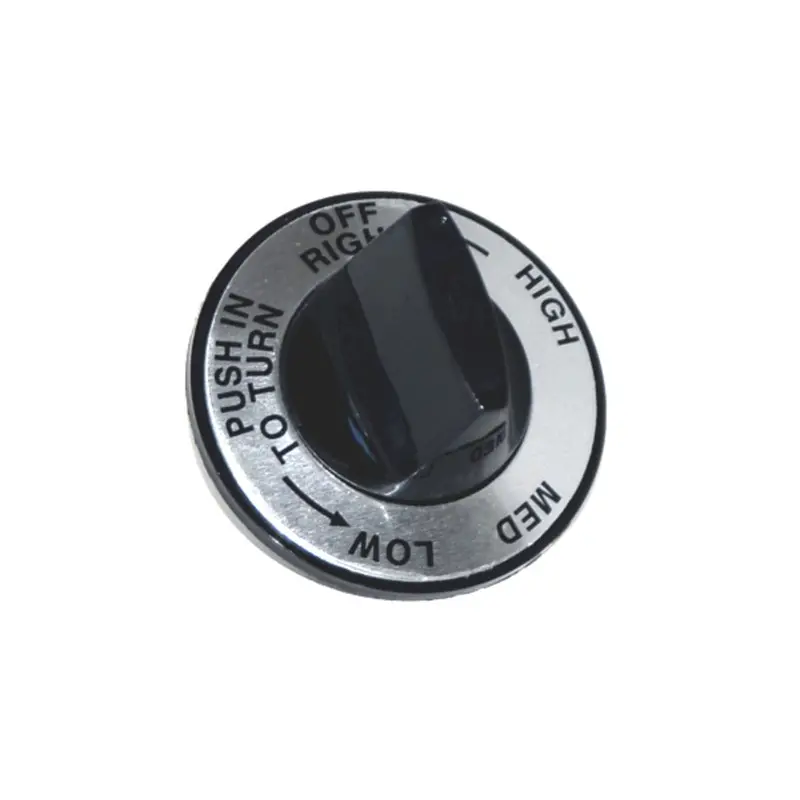 Mhp K12Rb Right-Side Silver Face Control Knob For Charmglow Grills 1