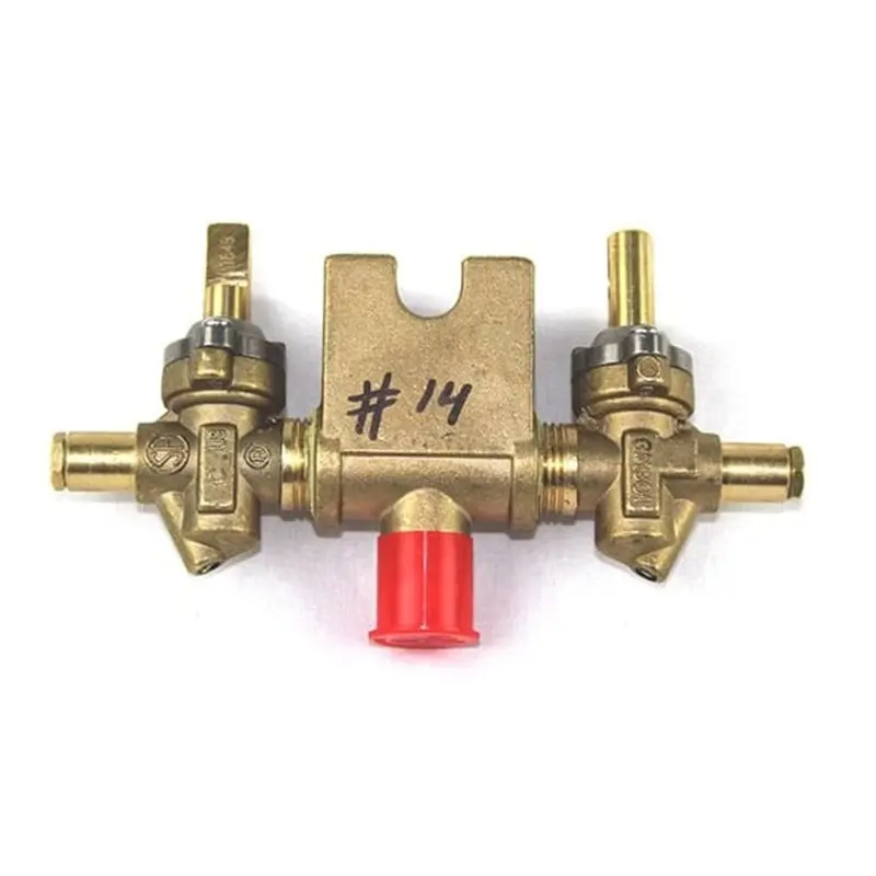 Mhp Vlv14B Propane Double Brass Valve For Charmglow Grills 1