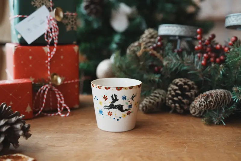 Misao Yajima Animal-Design Ceramic Cup (My09) 1