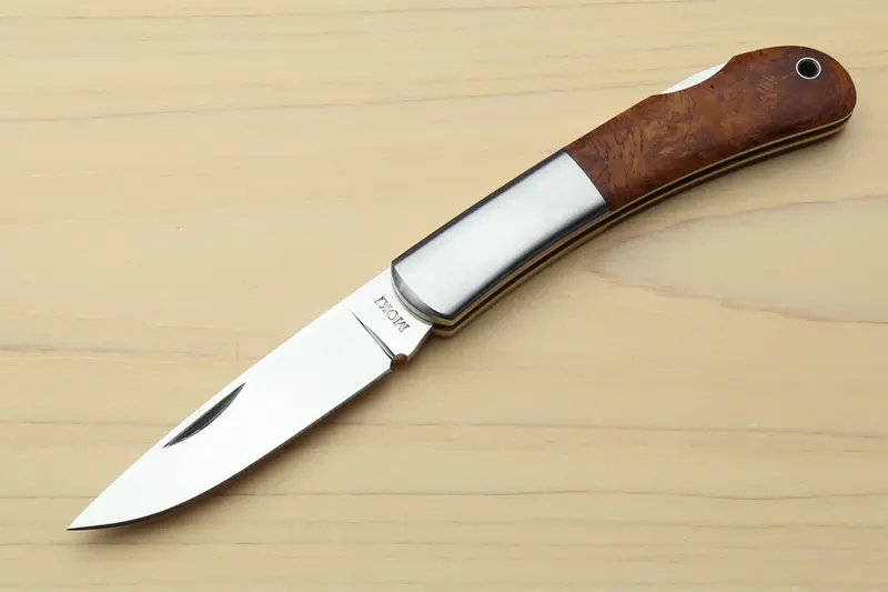 Moki Aus-8 Folding Pocket Knife With Mirror-Polished Blade And Lockback Mechanism (Type B) 1