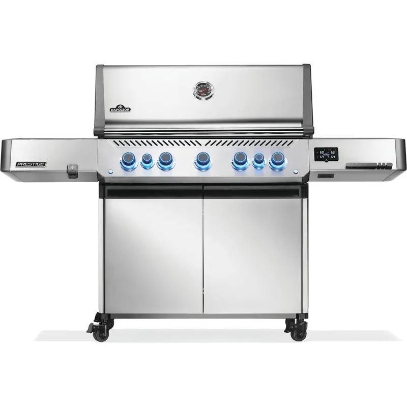 Napoleon Prestige 665 Connected 74-Inch Freestanding Propane Grill With Infrared Side & Rear Burners 1