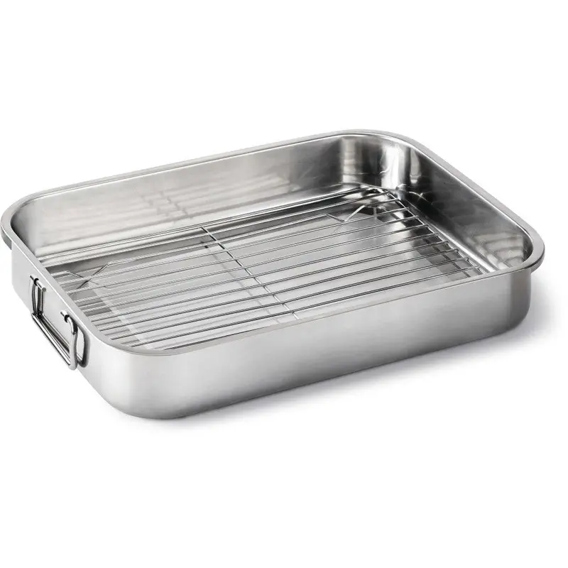 Napoleon Stainless Steel Roasting Pan With Handles 1