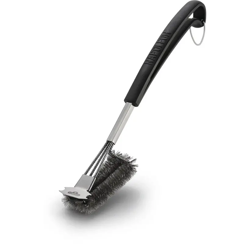 Napoleon Triple-Row Stainless Steel Grill Brush – Heavy-Duty Cleaning 1