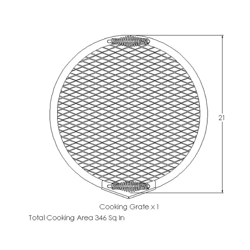Old Country Bbq Pits 20-Inch Firepit Replacement Cooking Grates 1