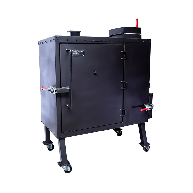 Old Country Bbq Pits Insulated Gravity-Fed Pellet-Compatible Smoker 1