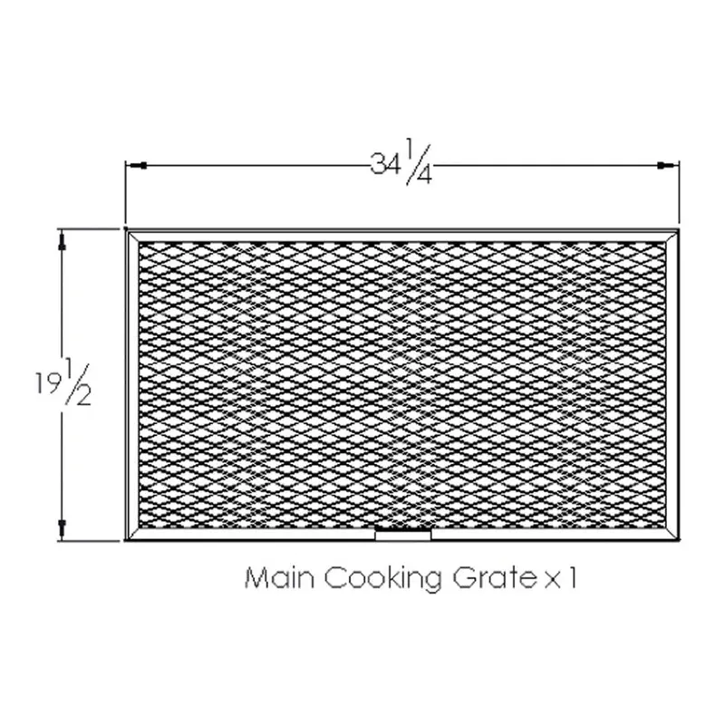 Old Country Bbq Pits Over & Under Smoker Primary Cooking Grate 1