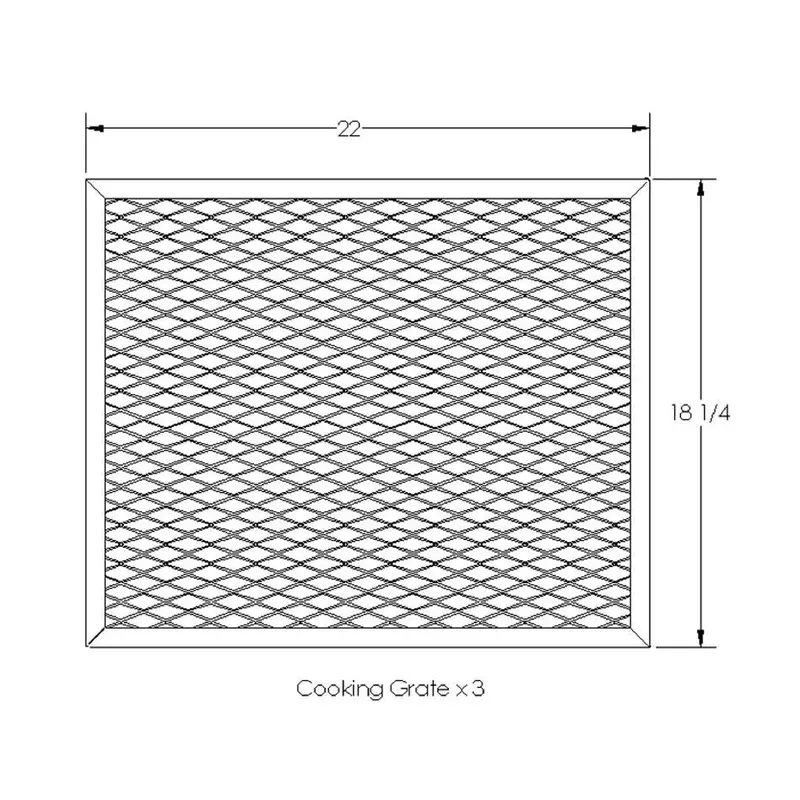 Old Country Bbq Pits Smoke House Smoker Primary Cooking Grate 1