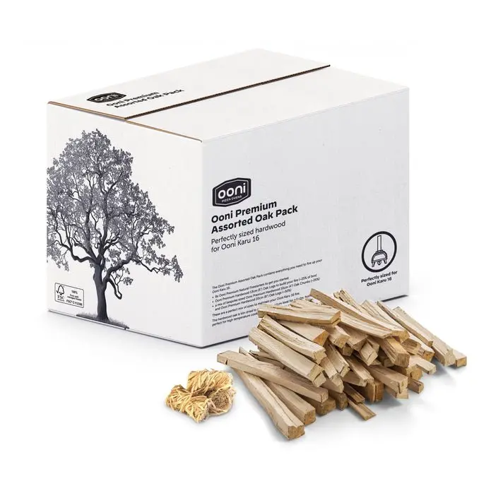 Ooni Assorted Oak Log Pack – Premium Fuel Bundle For Pizza Ovens 1