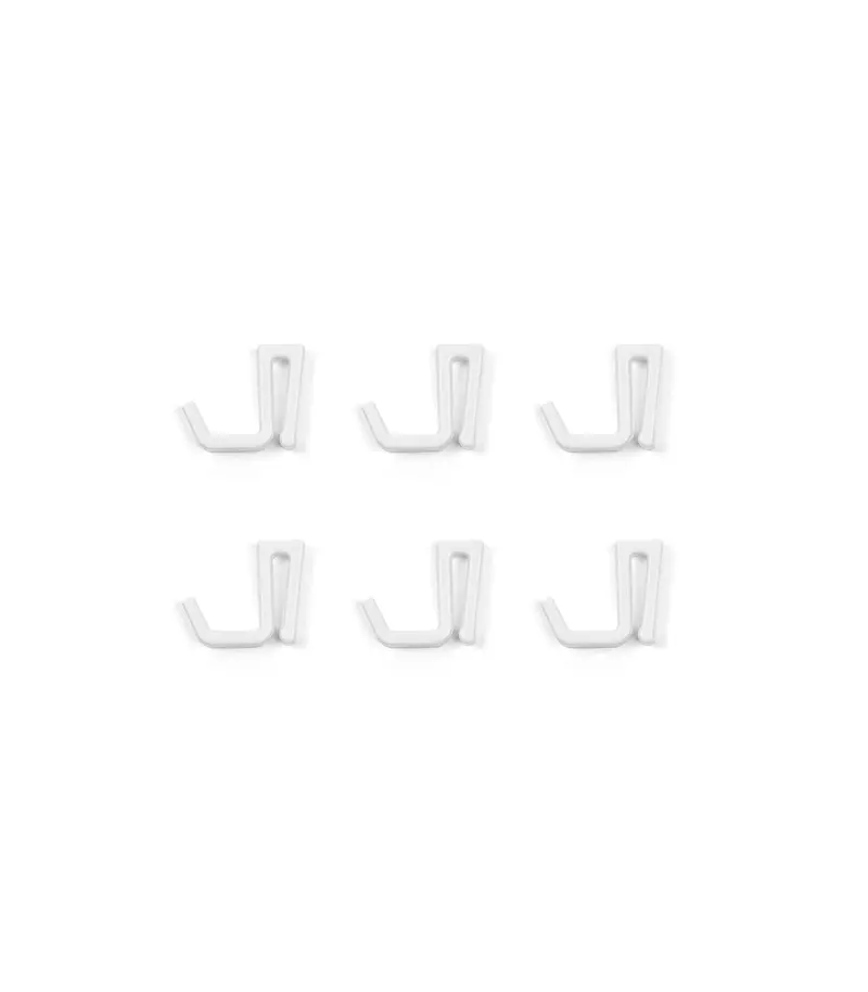 Pack Of 6 Replacement Hooks – Universal Steel Hooks For Hooks And Hangers 1