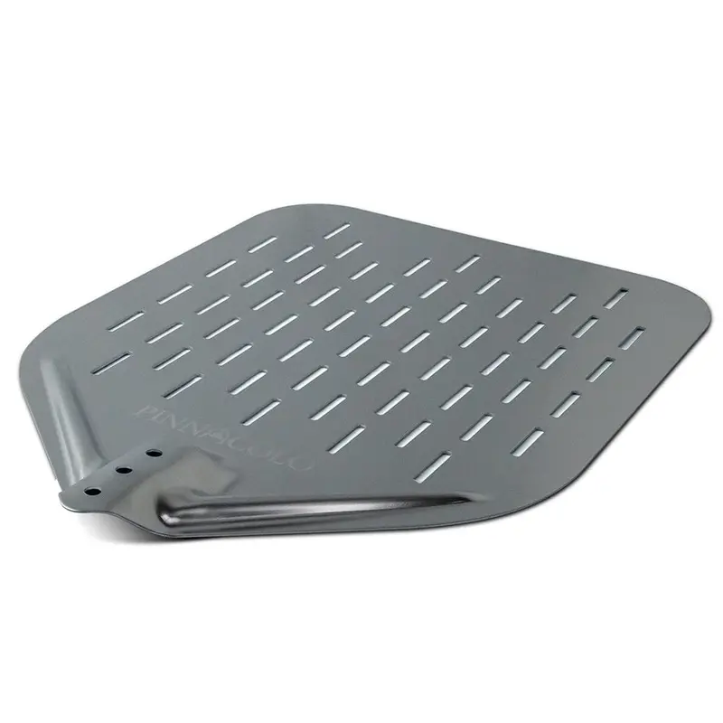 Pinnacolo 12-Inch Perforated Aluminum Pizza Peel With Durable Handle 1