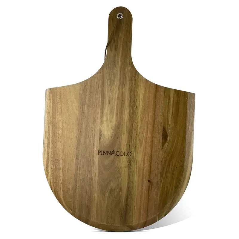 Pinnacolo 14-Inch Acacia Wood Pizza Peel – Handcrafted Design 1