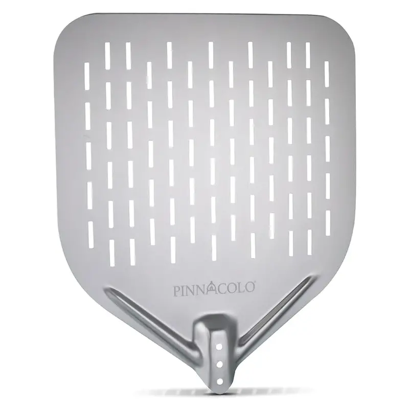 Pinnacolo 16-Inch Perforated Aluminum Pizza Peel With Ergonomic Handle 1