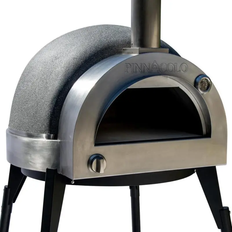 Pinnacolo L'Argilla 33-Inch Freestanding Thermal Clay Pizza Oven – Gas-Fired 1