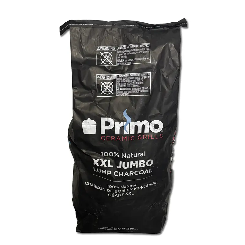 Primo 100% Natural Jumbo Lump Charcoal – Xxl Size 1