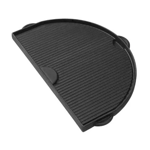Primo Dual-Surface Cast Iron Griddle – Flat & Grooved – For Xxl Grill 1