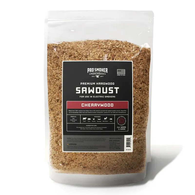 Pro Smoker 5 Lb Cherry Wood Sawdust – Balanced Sweetness For Fish, Ham, And Game 1
