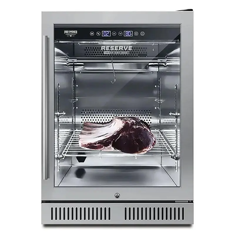 Pro Smoker Reserve 100 Dry-Aging Fridge – 66 Lb Capacity, Commercial-Grade Stainless Cabinet 1