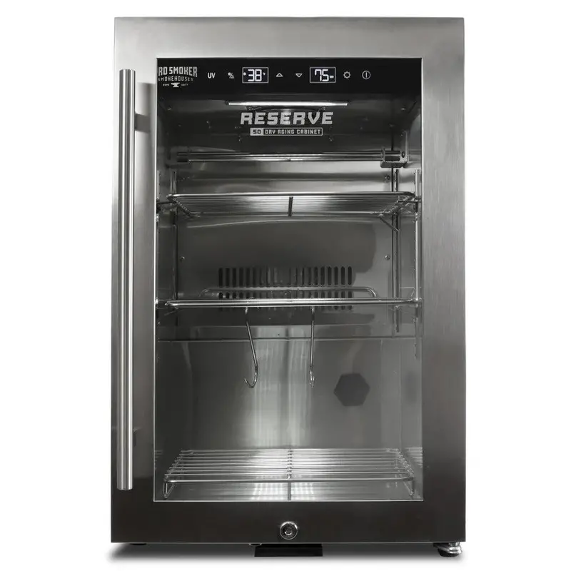 Pro Smoker Reserve 50 Dry-Aging Unit – 44 Lb Capacity, Stainless Steel Aging Cabinet 1