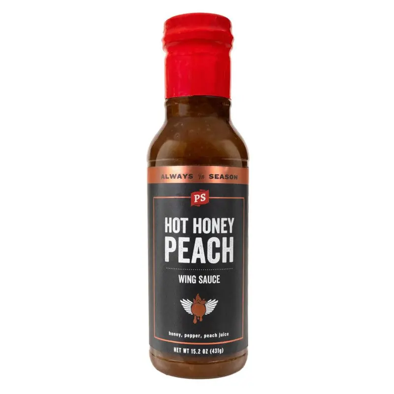 Ps Hot Honey Peach Wing Sauce – 15 Oz 1
