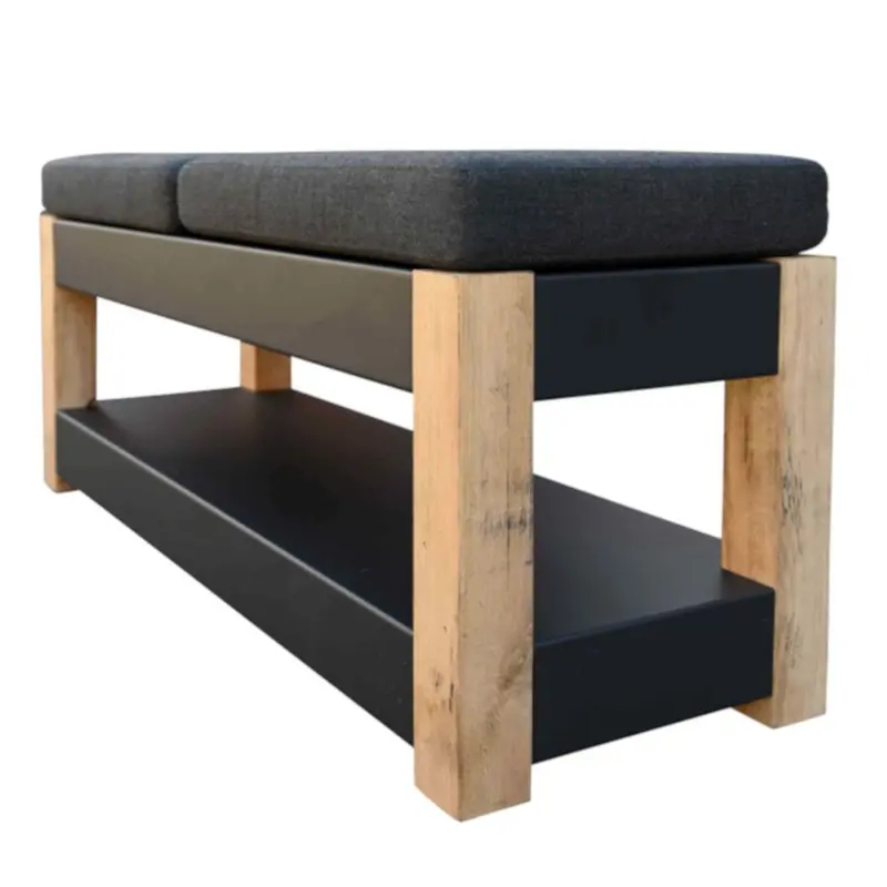 Quoco Panca Bench – Medium Dark Grey Design For Patios 1