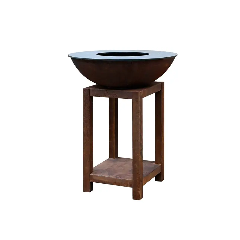 Quoco Pit Compact Modular Fire Pit – Small Corten Steel Design 1