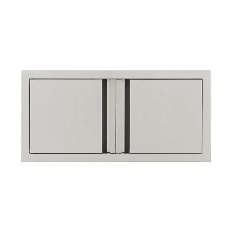 Renaissance 33-Inch Soft-Close Low-Profile Double-Door Cabinet 1