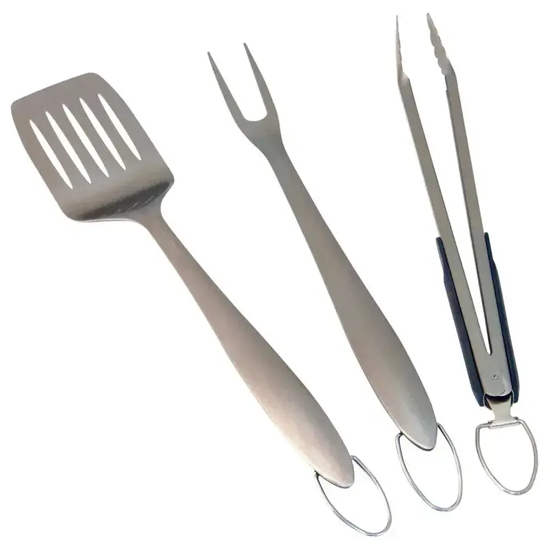 Saber Premium 3-Piece Stainless Steel Grill Tool Set 1