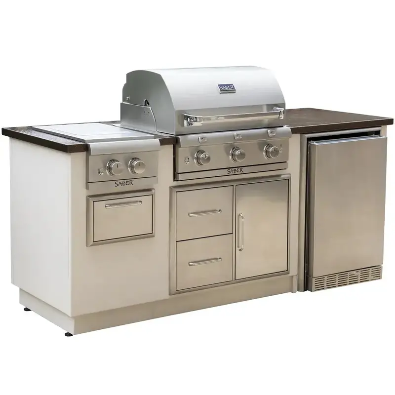 Saber R Series Ez Modular Outdoor Kitchen – Copper Accent Finish 1