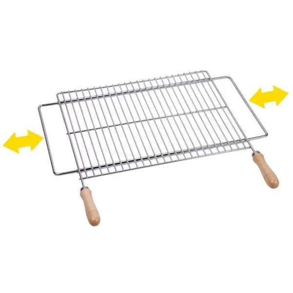 Sauvic Zinc-Coated Extendable Bbq Grill – 50 X 40 Cm 1