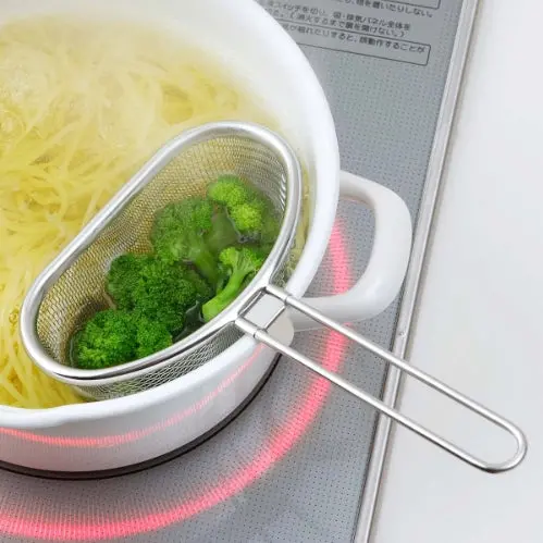 Shimomura Kougyou Tsubame Forged Stainless Steel Cooking Strainer – Heavy-Duty Sieve 1