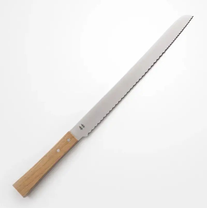 Shizu Hamono Morinoki Bread Knife – 240Mm Wavy Edge For Clean Slicing 1