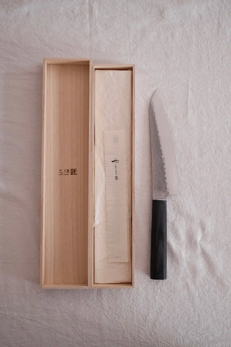 Shizu Hamono Yamato Santoku Knife – Versatile All-Purpose Kitchen Blade 1