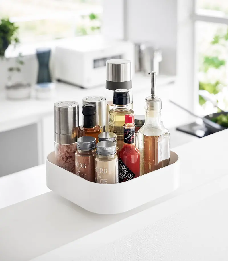 Square Rotating Turntable Organizer 1