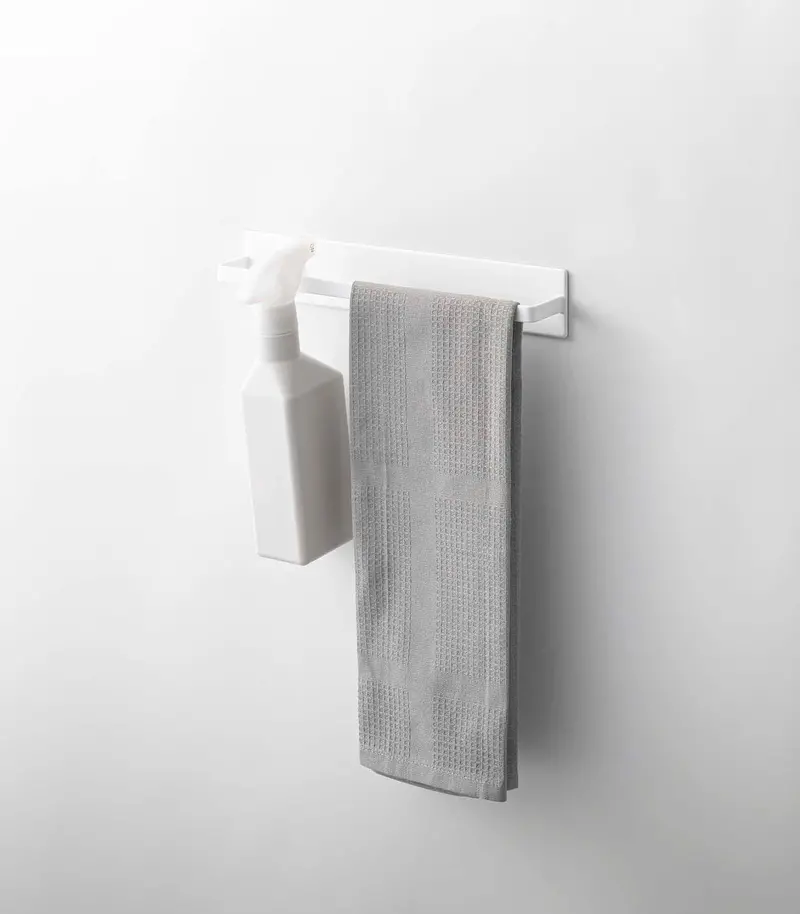 Steel Magnetic Kitchen Towel Hanger For Walls Or Fridges 1