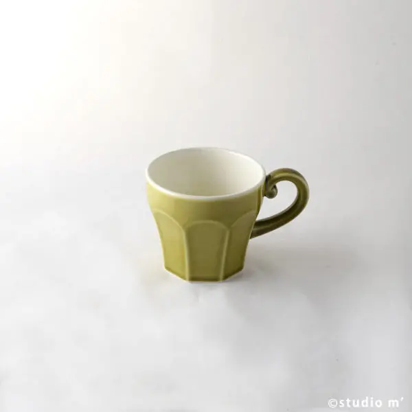 Studio M Epice Olive-Tone Ceramic Mug 1