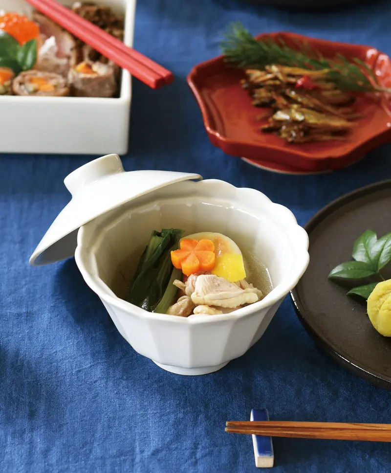 Studio M' Hanayuzu Lidded Ceramic Soup Bowl 1