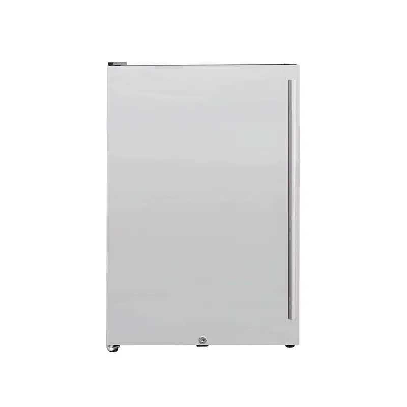 Summerset 22-Inch Deluxe Outdoor Compact Fridge – 4.1 Cu. Ft., Stainless Steel Door With Right-Mount Handle 1