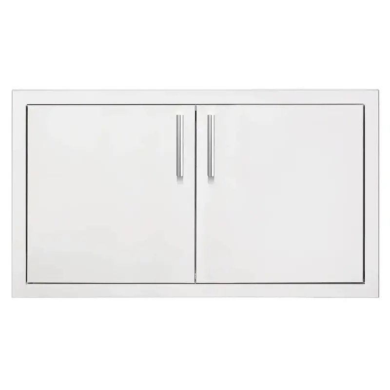 Summerset 33-Inch Dual-Access Door Outdoor Cabinet – Masonry Frame Ready 1