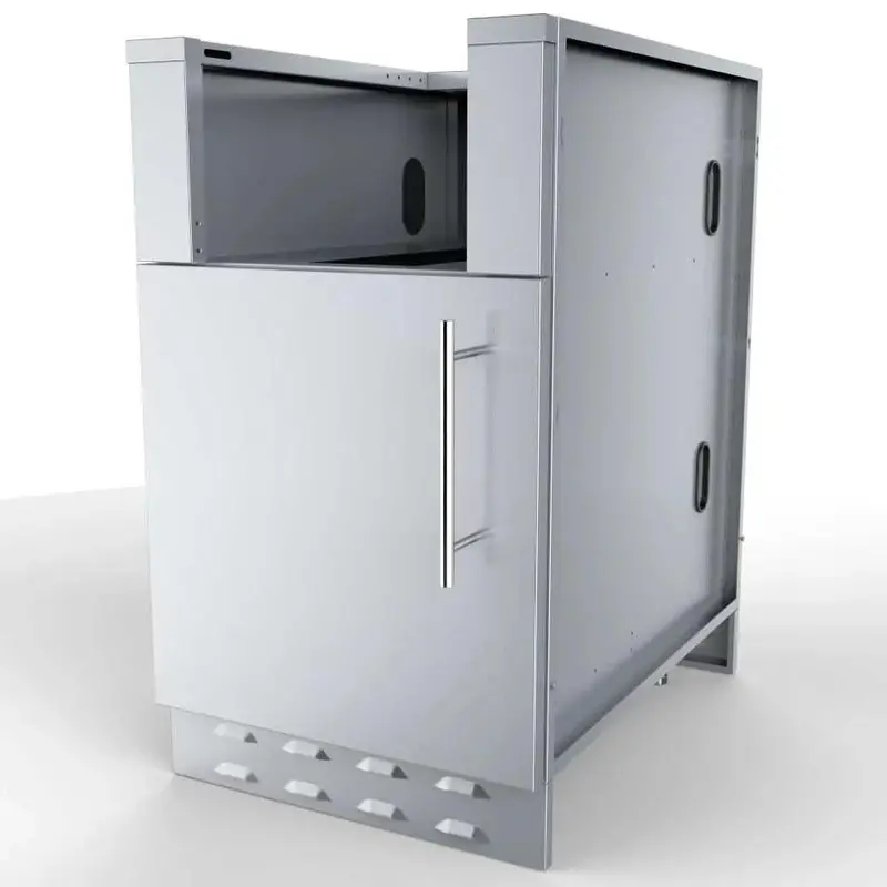 Sunstone 20-Inch Stainless Steel Appliance Cabinet With Left-Swing Door 1