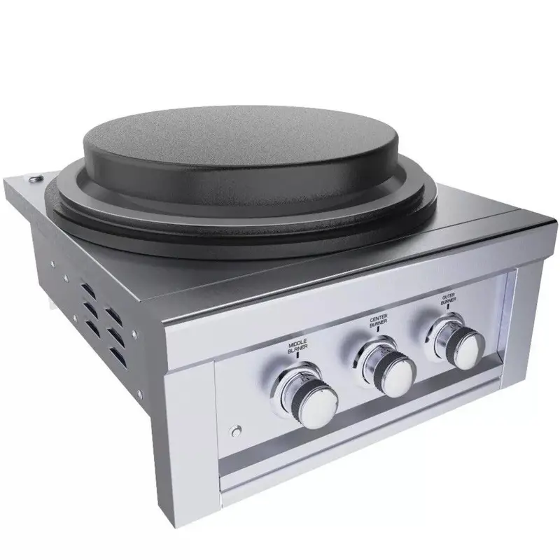Sunstone 24-Inch Natural Gas Power Cirque Burner With Heavy-Duty Steel Griddle 1