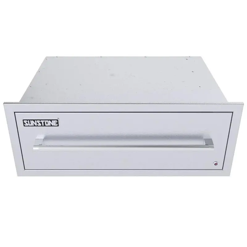 Sunstone 30" 110V Built-In Warming Drawer For Outdoor Kitchens 1