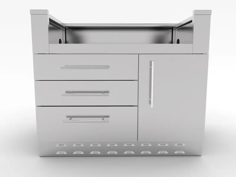 Sunstone Cabinet For 4-Burner Gas Grill 1